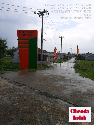foto gerbang perumahan Cibenda Indah