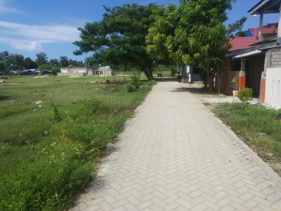 foto gerbang perumahan puri alam residences