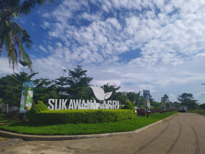 foto gerbang perumahan SUKAWANA ASRI