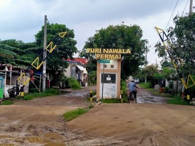 foto gerbang perumahan PURI NAWALA PERMAI