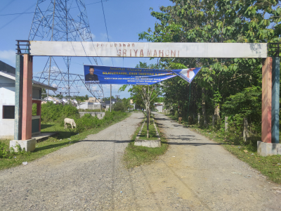 foto gerbang perumahan Griya Mahoni - Ranto Panyang Timur