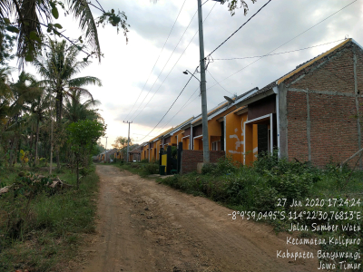 foto gerbang perumahan Pesona residance