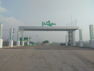 foto gerbang perumahan PURI LESTARI