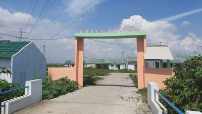 foto gerbang perumahan Griya Tambun