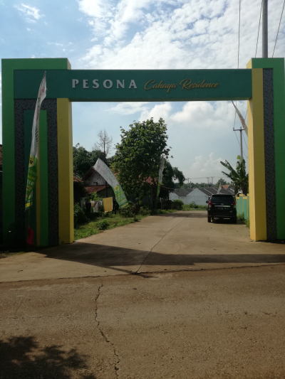 foto gerbang perumahan PESONA CAHAYA RESIDENCE