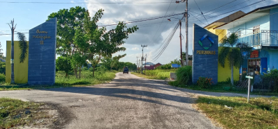 foto gerbang perumahan Bumi Palangka III