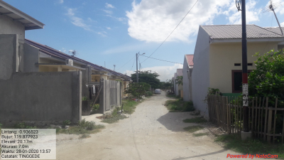 foto gerbang perumahan GRP TINGGEDE