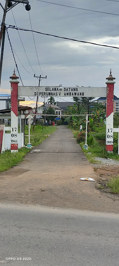 foto gerbang perumahan PERUMNAS SEI AMBAWANG (PERUM V)