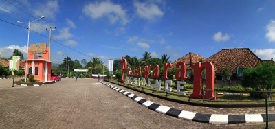 foto gerbang perumahan Pesawaran Residence