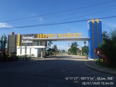 foto gerbang perumahan SUROPATI RESIDENCE