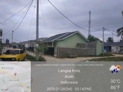 foto gerbang perumahan LANGSA RESIDENCE 