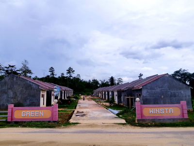foto gerbang perumahan Green Winsta