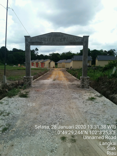 foto gerbang perumahan Griya Astana 