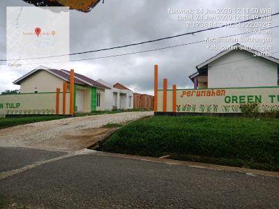 foto gerbang perumahan GREEN TULIP