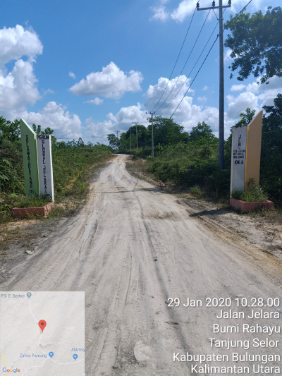 foto gerbang perumahan GLOBAL JELARAI ASRI