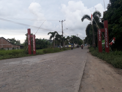foto gerbang perumahan GRIYA BAROMBONG