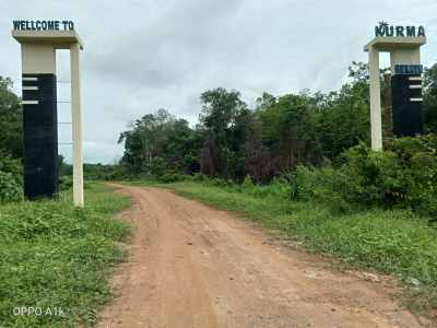 foto gerbang perumahan Kurma Village Sekayu