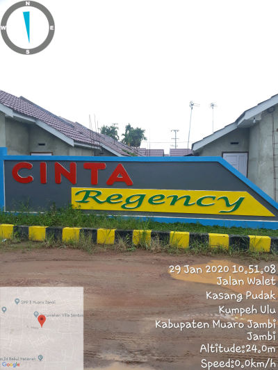 foto gerbang perumahan Cinta Regency