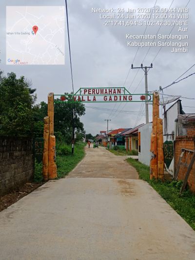 foto gerbang perumahan VILLA GADING