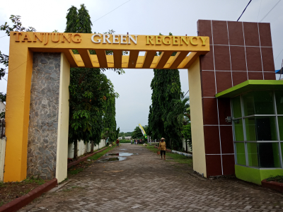 foto gerbang perumahan PERUMAHAN TANJUNG GREEN REGENCY