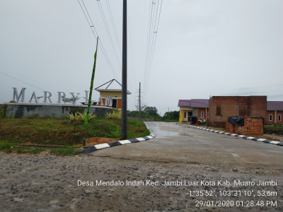 foto gerbang perumahan Marryland