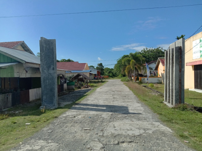 foto gerbang perumahan pesona alpen meulaboh