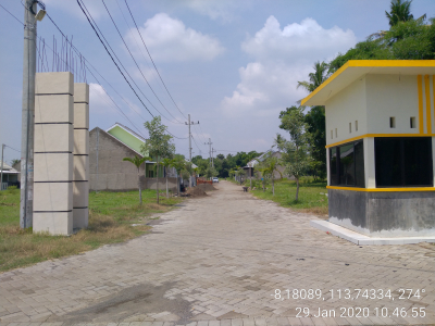 foto gerbang perumahan WIROLEGI REGENCY