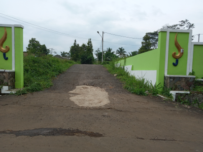 foto gerbang perumahan Cluster Pajajaran