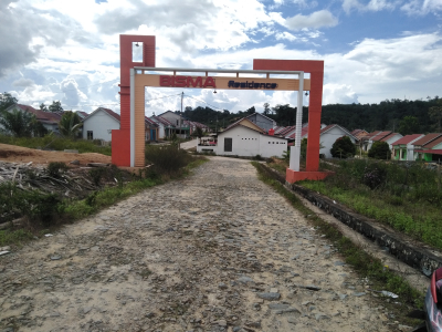 foto gerbang perumahan BISMA RESIDENCE