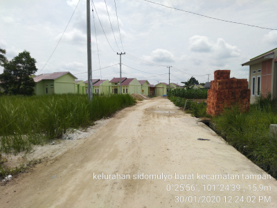 foto gerbang perumahan VILLA PERMATA BENING