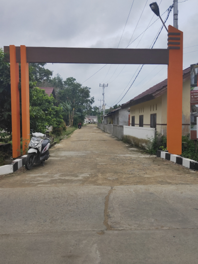 foto gerbang perumahan Taman mekar indah