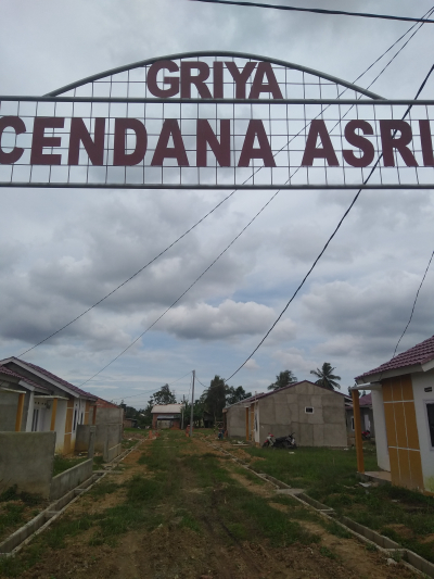 foto gerbang perumahan Griya Cendana Asri