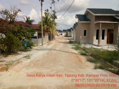 foto gerbang perumahan Pesona garuda sakti