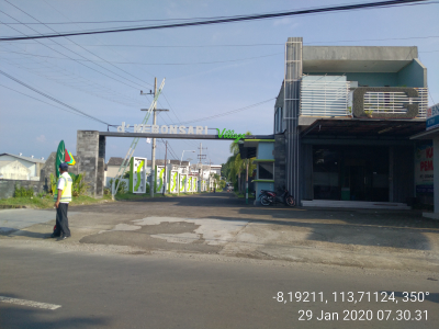 foto gerbang perumahan D' KEBONSARI VILLAGE
