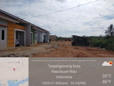 foto gerbang perumahan KOTA RAJA RESIDENCE