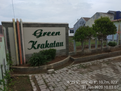 foto gerbang perumahan GREEN KRAKATAU