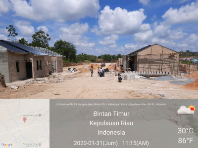 foto gerbang perumahan GRAND PESONA MUTIARA 4