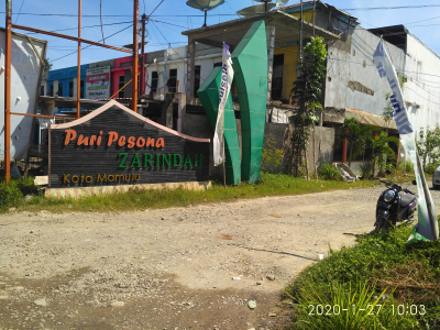 foto gerbang perumahan PURI PESONA ZARINDAH TAHAP 5