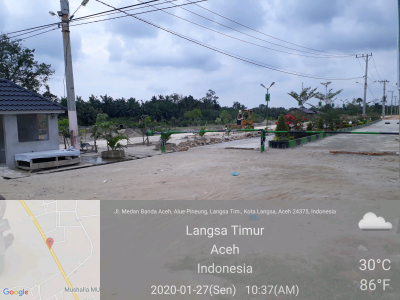 foto gerbang perumahan VILLA ASRI DARUSSALAM INDAH