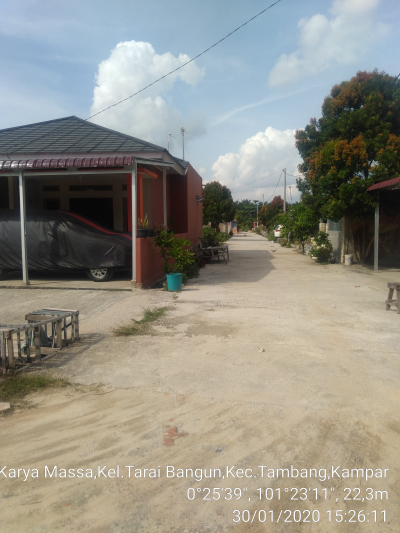 foto gerbang perumahan GRIYA VETRA JAYA 1