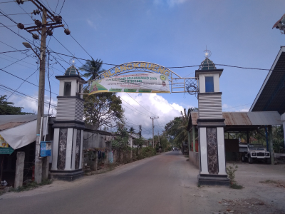 foto gerbang perumahan Griya Mahoni - Blang Krueng