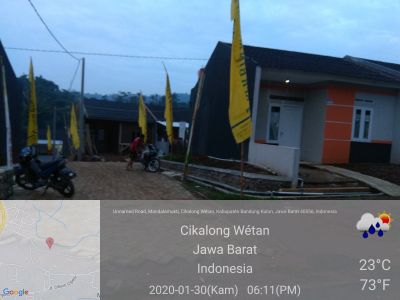 foto gerbang perumahan Bumi Berkah 517