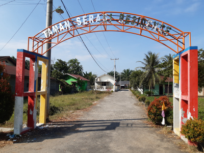foto gerbang perumahan TAMAN SERASI RESIDENCE
