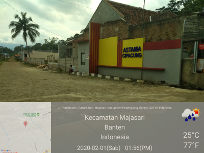 foto gerbang perumahan ASTAMA CIPACUNG