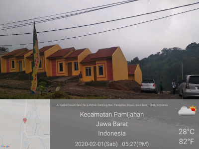 foto gerbang perumahan GRAND CAHAYA VILLA