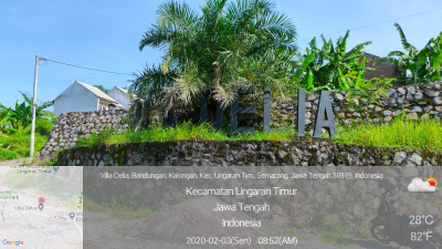 foto gerbang perumahan Villa Delia