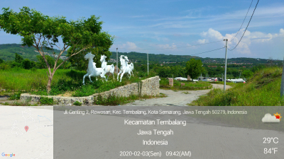 foto gerbang perumahan CLUSTER DIPONEGORO