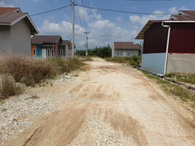 foto gerbang perumahan PERUMAHAN AURA GREEN RESIDENCE