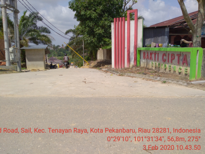 foto gerbang perumahan Bakti Cipta Residence