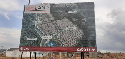 foto gerbang perumahan BPS LAND